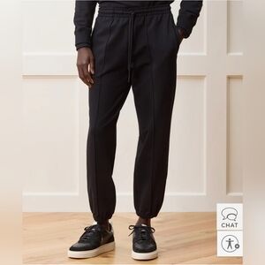 Todd Snyder Black Relaxed Travel Terry Pintuck Jogger Size XL